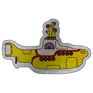 The Beatles Yellow Submarine Glitter - Sticker