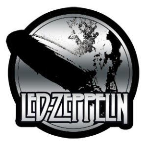 Led Zeppelin Zeppelin - Cut Out Vinyl Sticker