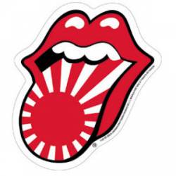 The Rolling Stones Japan Flag - Vinyl Sticker