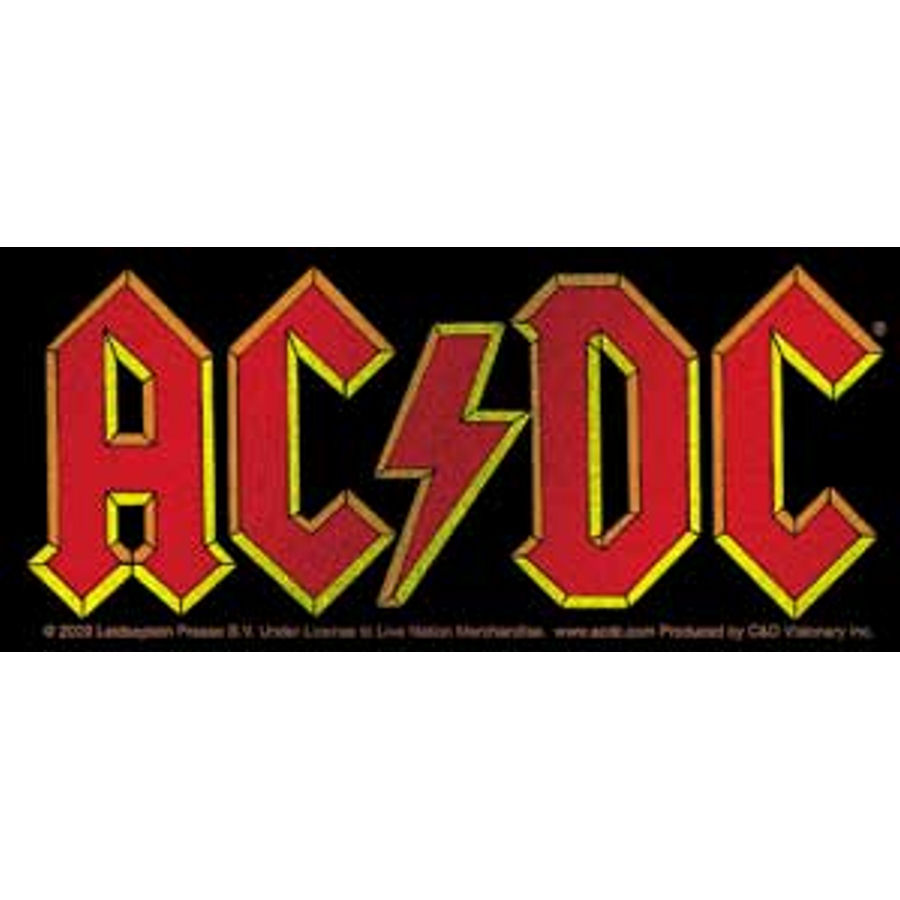 AC/DC Glitter Logo - Vinyl Sticker