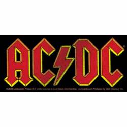 AC/DC Glitter Logo - Vinyl Sticker