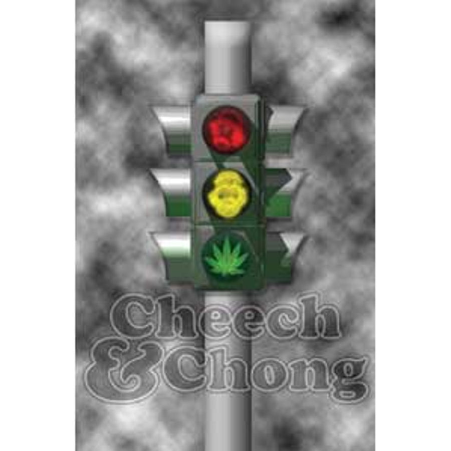 Cheech And Chong Street Light - Vinyl Sticker