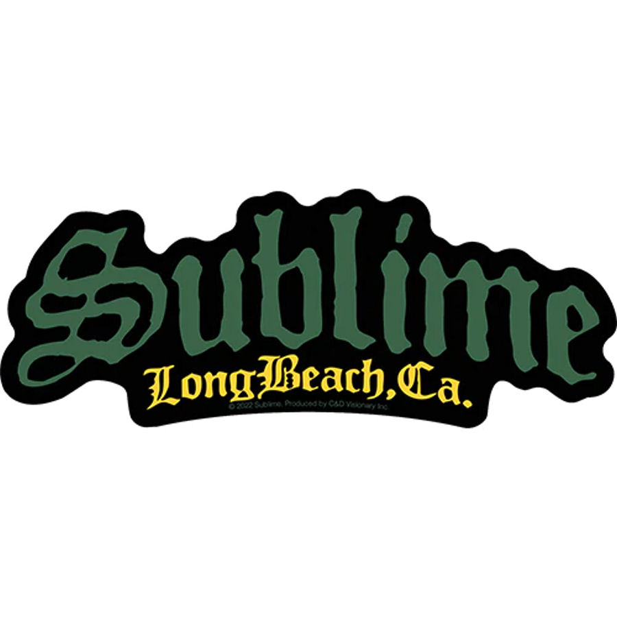 Sublime Long Beach California - Vinyl Sticker at Sticker Shoppe