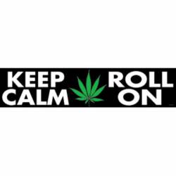 Keep Calm Roll On - Vinyl Sticker