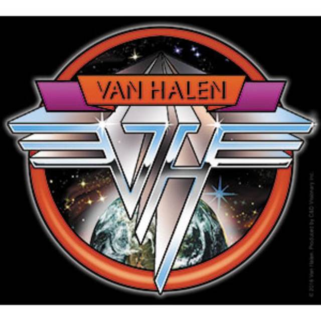 Van Halen Space Logo - Vinyl Sticker