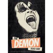 Kiss Rock God - Vinyl Sticker