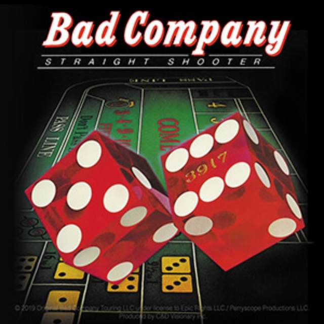 Bad Company Straight Shooter - Vinyl Sticker