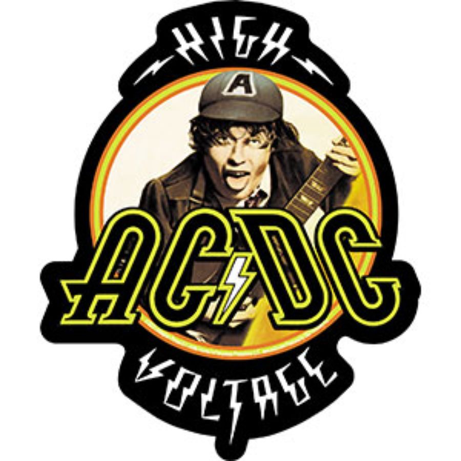AC/DC High Voltage - Vinyl Sticker at Sticker Shoppe