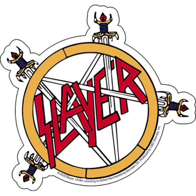 Slayer Pentagram - Vinyl Sticker