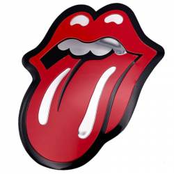 The Rolling Stones Tongue Logo - Foil Metal Sticker