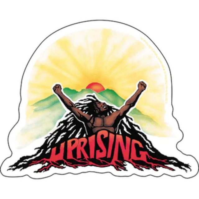 Bob Marley Uprising - Vinyl Sticker at Sticker Shoppe