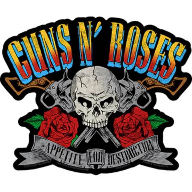 Guns N Roses Appetite For Destruction - Vinyl Sticker