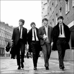 The Beatles Street Photo - Vinyl Sticker