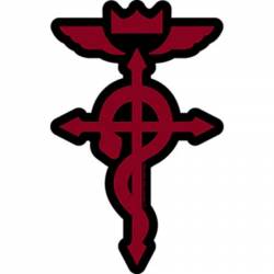 Fullmetal Alchemist Brotherhood Flamel Symbol - Vinyl Sticker
