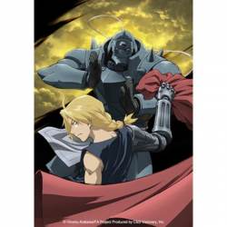 Fullmetal Alchemist Brotherhood Ed & Al - Vinyl Sticker