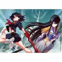Kill La Kill Ryuko & Satsuki - Vinyl Sticker