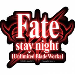 Fate Night Stay [Unlimited Blade Works] Logo - Vinyl Sticker