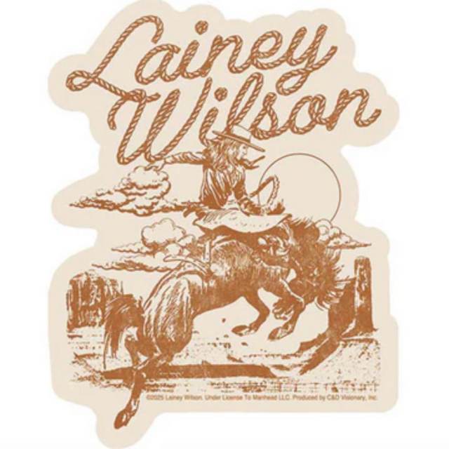 Lainey Wilson Cowgirl - Vinyl Sticker