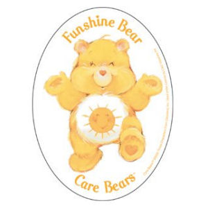 Care Bears Funshine Bear - Vinyl Sticker