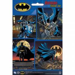 Batman In Action - Set of 4 Sticker Sheet