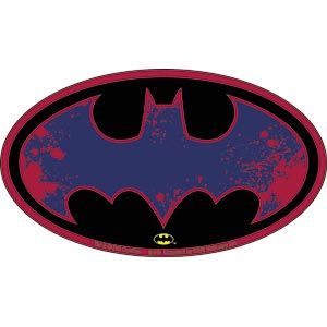 Batman Splatter Logo - Vinyl Sticker