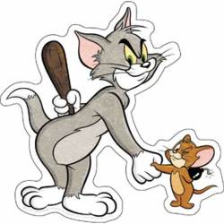 Co.1989 FREE SHIP DR 17A Details about   VINTAGE TOM & JERRY ADHESIVE VINYL STICKERS TURNER ENT 