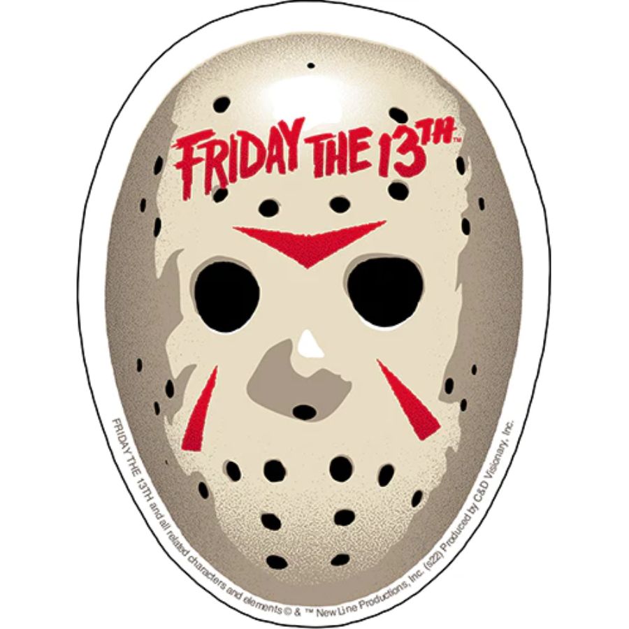 Friday the 13th Mask Vinyl Sticker at Sticker Shoppe