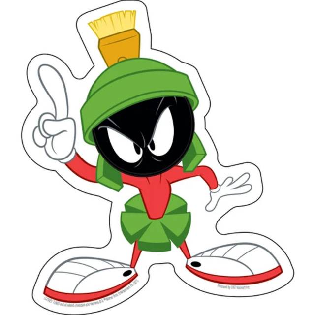 Looney Tunes Marvin Martian - Vinyl Sticker