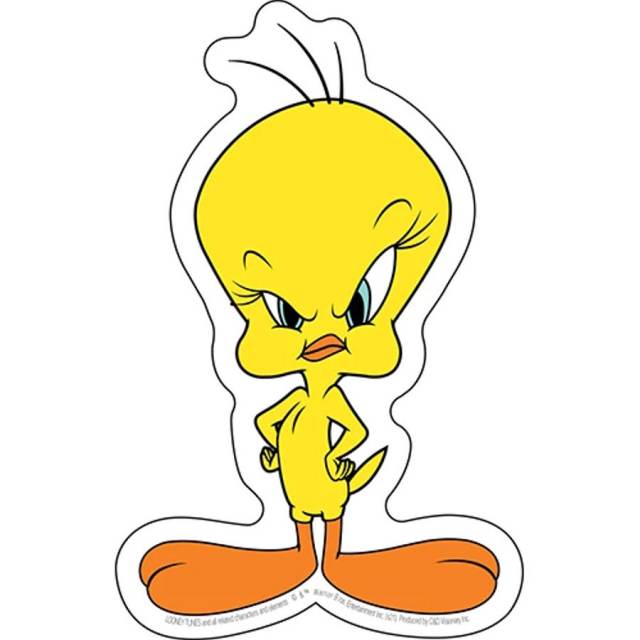 Looney Tunes Sassy Tweety Bird - Vinyl Sticker