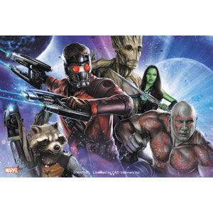 Guardians of the Galaxy Group Shot - Vinyl Sticker