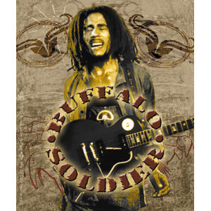 Bob Marley Buffalo Soldier - Sticker