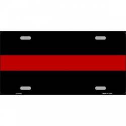 Thin Red Line - License Plate
