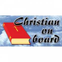 Christian On Board - Sticker