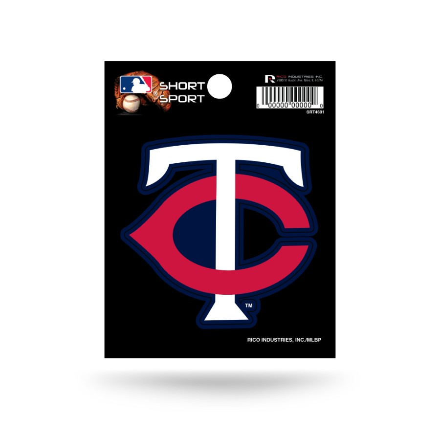 Minnesota Twins Retro Vintage Logo - Sheet Of 3 Triple Spirit Stickers at Sticker Shoppe
