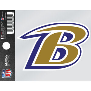 Baltimore Ravens B Logo - Static Cling