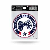 Columbus Blue Jackets Round Cannon Logo - Static Cling