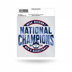 Connecticut UCONN Huskies 2024 Men's Basketball National Champions - Static Cling