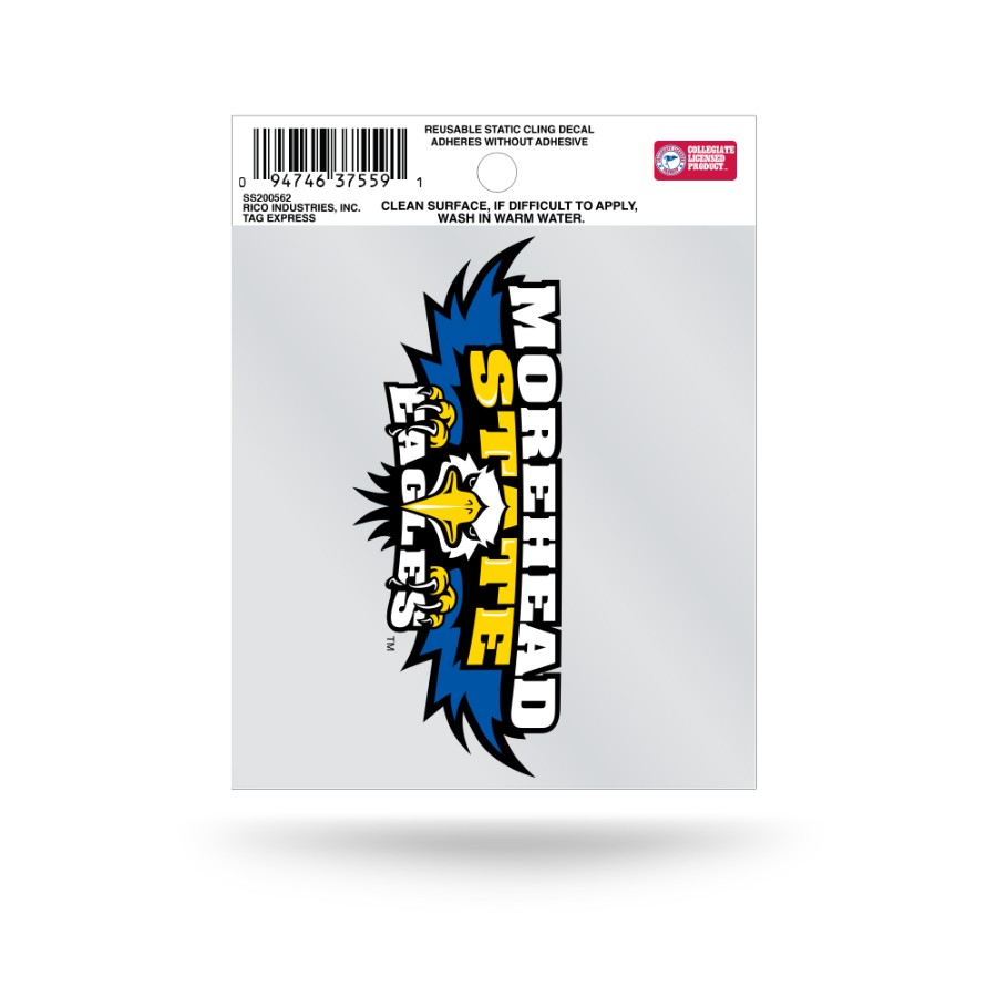 Morehead State University Eagles Script Logo - Static Cling