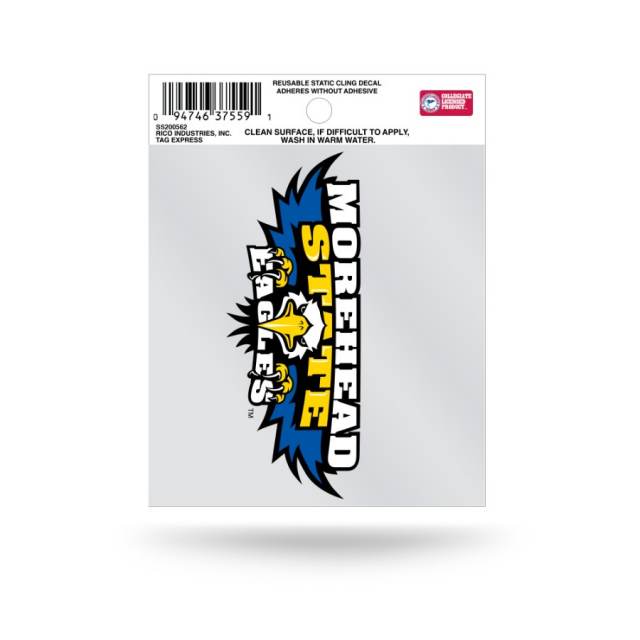 Morehead State University Eagles Script Logo - Static Cling