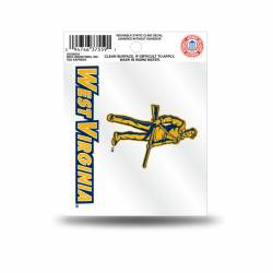 West Virginia University Mountaineers Script Logo - Static Cling