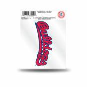 Fresno State University Bulldogs Script Logo - Static Cling