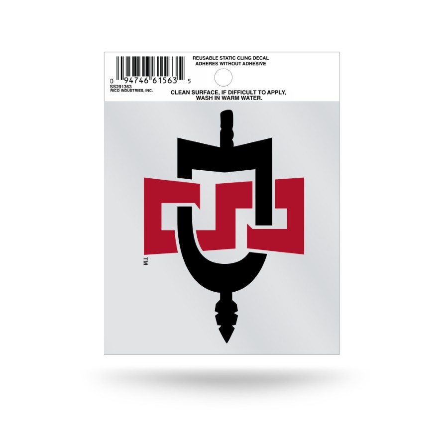 San Diego State University Aztecs Logo - Static Cling