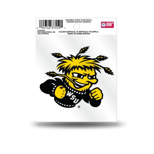 Wichita State University Shockers Logo - Static Cling