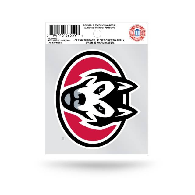 St Cloud State University Huskies Logo - Static Cling