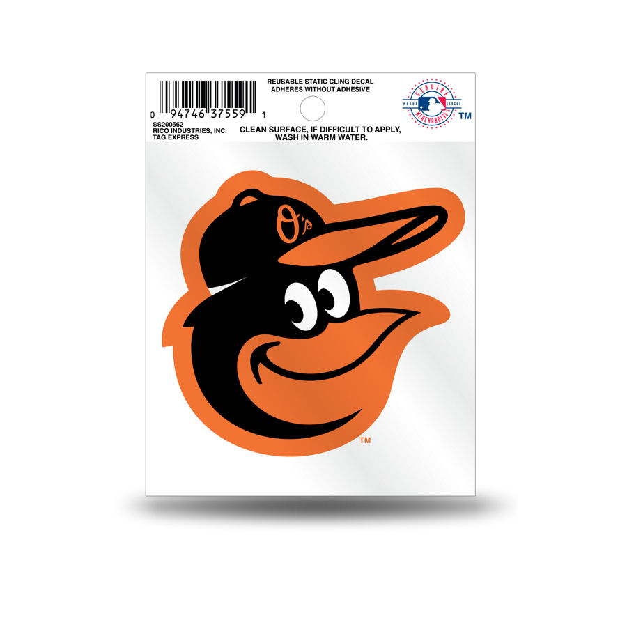 Baltimore Orioles Logo - Static Cling