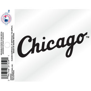 Chicago White Sox Wordmark Window Static Cling Decal ! MLB