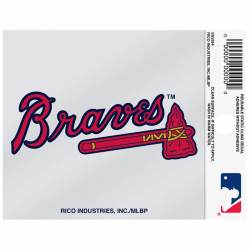 Atlanta Retro Baseball - Navy - Atlanta - Sticker