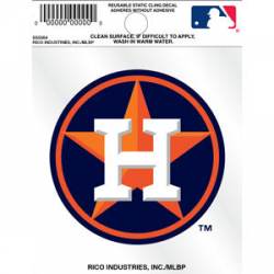 Houston Astros Secondary Logo - Static Cling