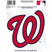 Washington Nationals Curly W Logo - Static Cling