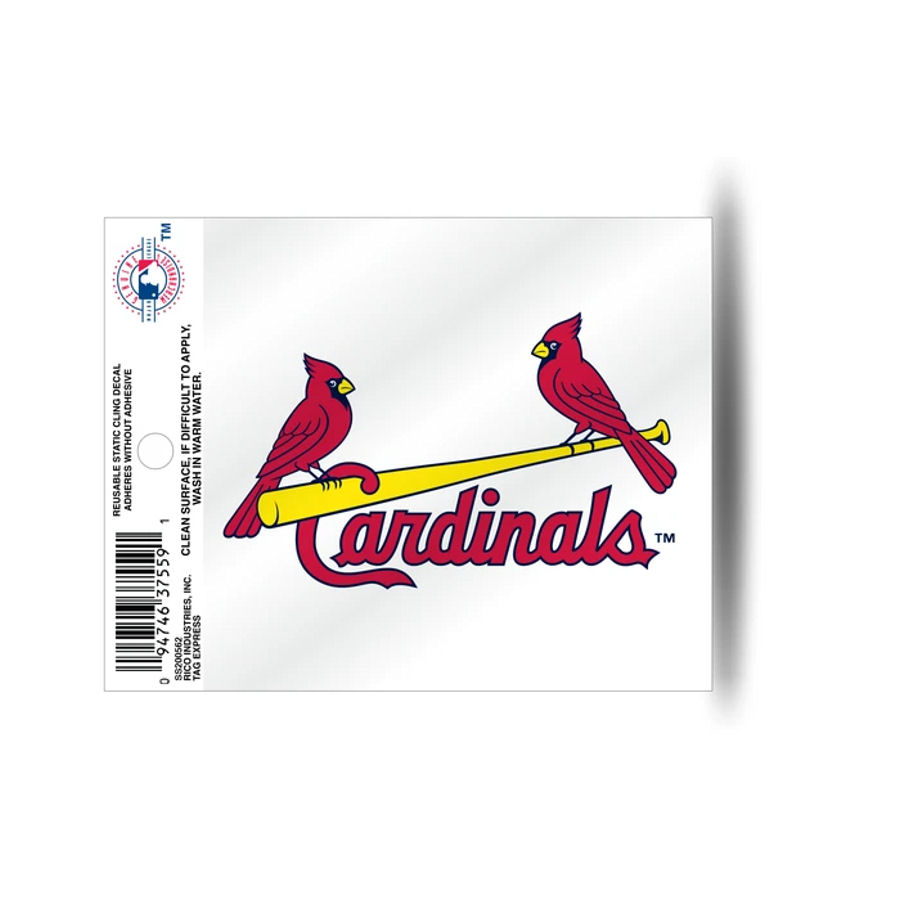 St. Louis Cardinals Secondary Logo - Static Cling at Sticker Shoppe